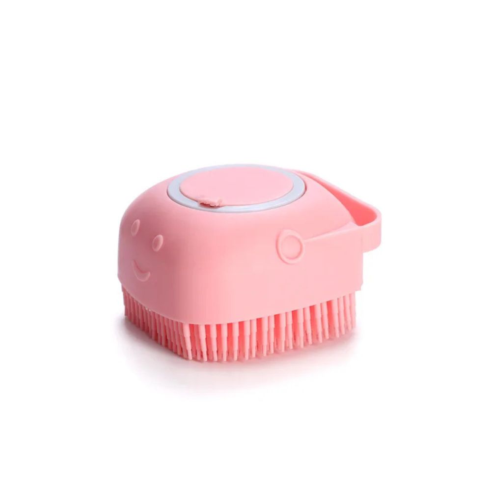 Silicone Pet Shower Brush & Shampoo Dispenser