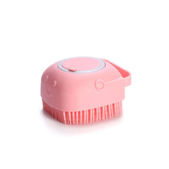 Silicone Pet Shower Brush & Shampoo Dispenser