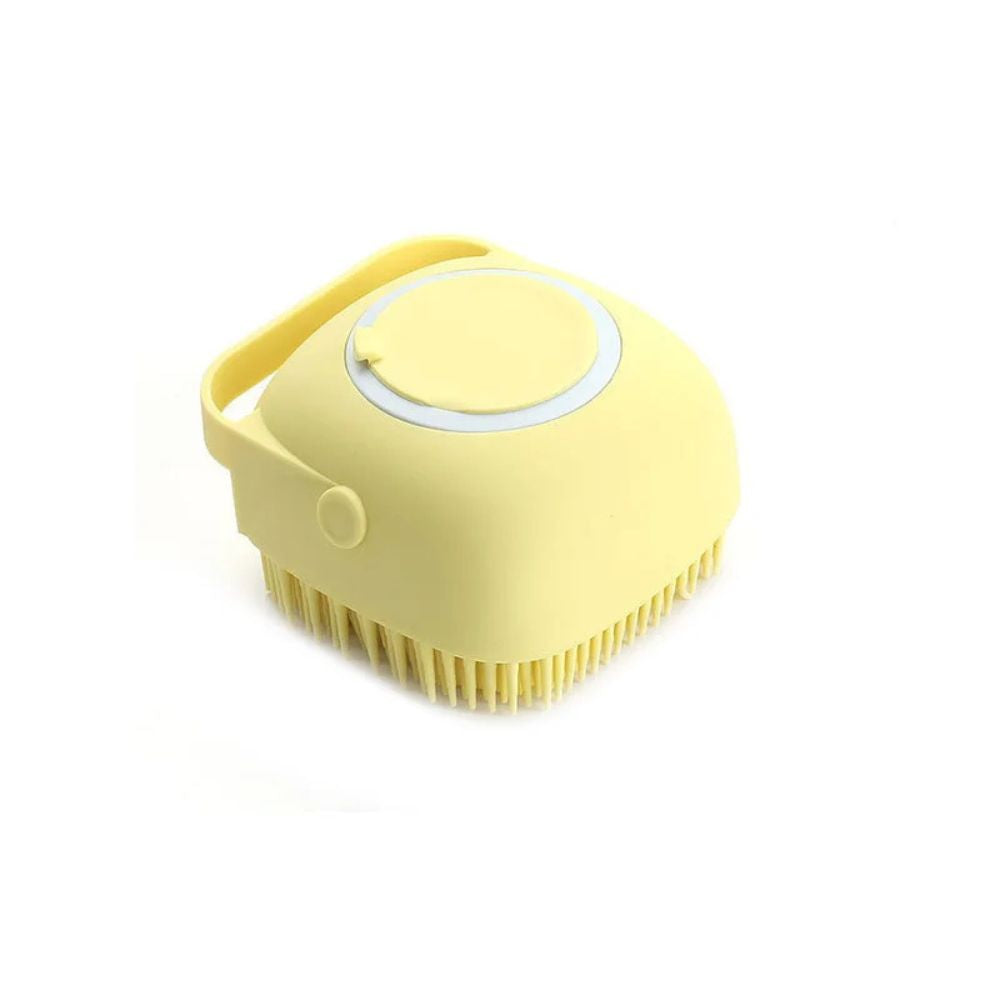 Silicone Pet Shower Brush & Shampoo Dispenser