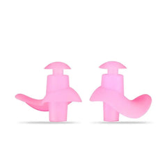 Silicone Swim Earplugs — Reusable Waterproof Kids & Adult - pink