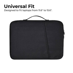 Slim Waterproof Laptop Sleeve with Pockets — 11–13"