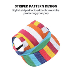 Dog Baseball Hat – Adjustable Summer Sun Cap for Pets