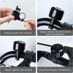 Small Alloy Bike Bell – Loud Horn for MTB & Road