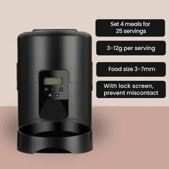 Smart Automatic Pet, Cat & Dog Feeder - 2L, WiFi, LCD & Portion Control