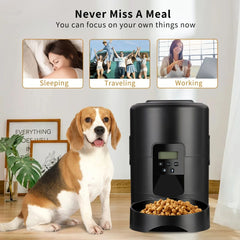 Smart Automatic Pet, Cat & Dog Feeder - 2L, WiFi, LCD & Portion Control