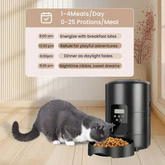 Smart Automatic Pet, Cat & Dog Feeder - 2L, WiFi, LCD & Portion Control