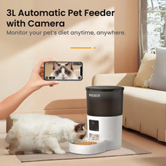 Smart 3L Automatic Pet Feeder with Camera & App Control