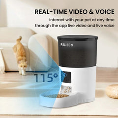 Smart 3L Automatic Pet, Cat & Dog Feeder with Camera & App Control