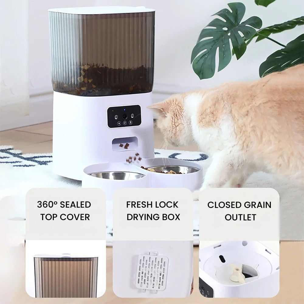 Smart_5L_Wi-Fi_Automatic_Pet_Feeder_with_Dual_Bowls___Camera_-_Highlights