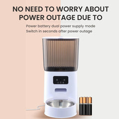 Smart 5L WiFi Automatic Pet, Cat & Dog Feeder with Camera