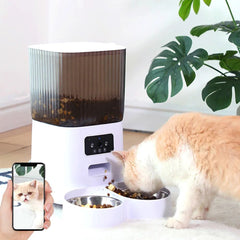 Smart 5L WiFi Automatic Pet, Cat & Dog Feeder with Camera