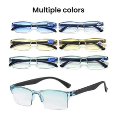 Smart Auto Zoom Reading Glasses Anti-Blue Light