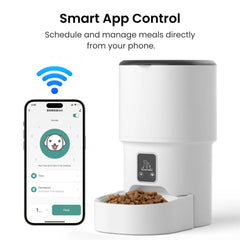 Smart Automatic Pet, Cat & Dog Feeder with App Control