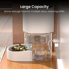 Smart Automatic Pet, Cat & Dog Feeder with App Control
