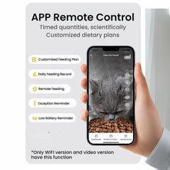 Smart Automatic Pet, Cat & Dog Feeder with Camera & App Control