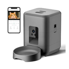 Smart Automatic Pet Feeder with Camera & Voice Control