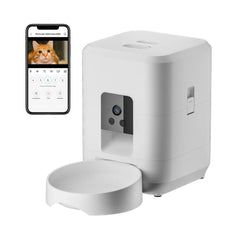 Smart Automatic Pet Feeder with Camera & Voice Control