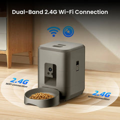 Smart Automatic Pet Feeder with Camera & Voice Control