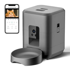 Smart Automatic Pet Feeder with Camera & Voice Control