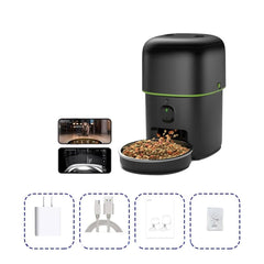 Smart Automatic Pet, Cat & Dog Feeder with Camera & Wi-Fi Control