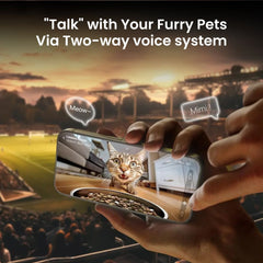 Smart Automatic Pet, Cat & Dog Feeder with Camera & WiFi Control