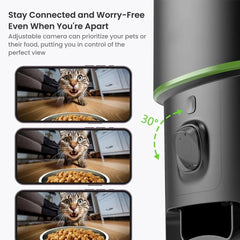Smart Automatic Pet, Cat & Dog Feeder with Camera & WiFi Control