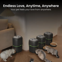Smart Automatic Pet, Cat & Dog Feeder with Camera & Wi-Fi Control