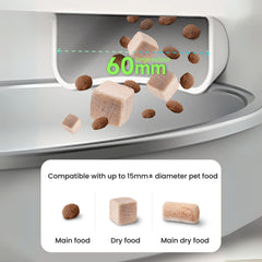 Smart Automatic Pet, Cat & Dog Feeder with Camera & Wi-Fi Control