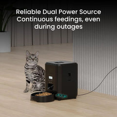 Smart Automatic Pet, Cat & Dog Feeder with WiFi & Voice Control