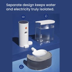 Smart Pet, Cat & Dog Water Fountain - 3L Capacity, 180-Day Battery