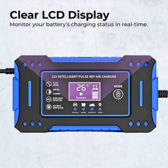 12V 6A Smart Car Battery Charger & Maintainer