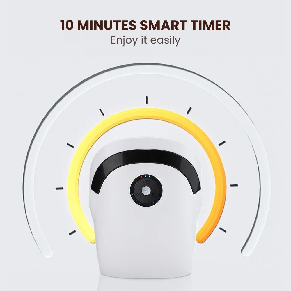 Smart Electric Wrist & Hand Massager with Heat Therapy - 10 minutes smart timer