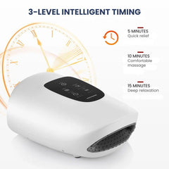 Smart Electric Wrist & Hand Massager with Heat Therapy - 3 levels timing