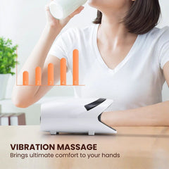 Smart Electric Wrist & Hand Massager with Heat Therapy - vibration massage