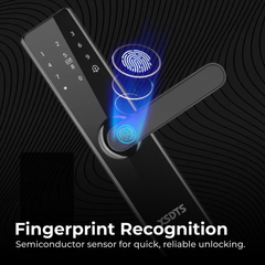 Smart Fingerprint Door Lock with Tuya App & Keypad