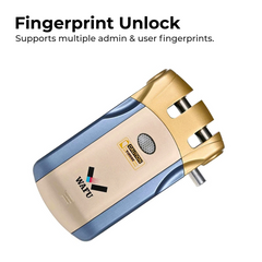 Smart Fingerprint Door Lock — Remote & Keypad