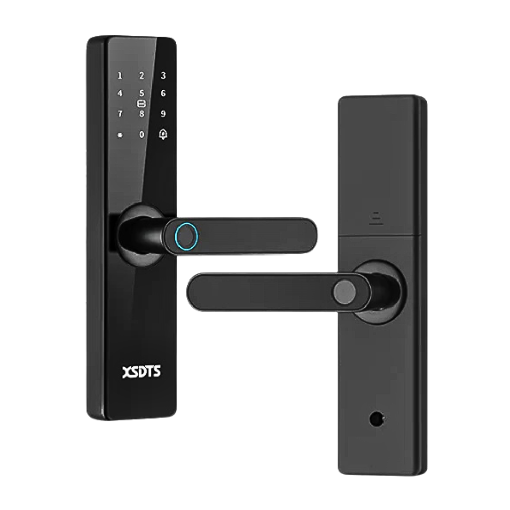 Smart Fingerprint Door Lock with Tuya App & Keypad