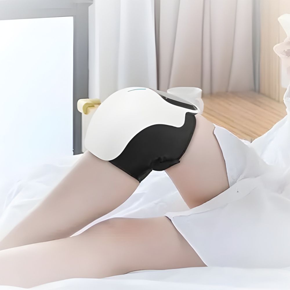 Smart Heated Knee Massager with Vibration & LED Therapy