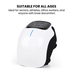 Smart Heated Knee Massager with Vibration & LED Therapy - all ages