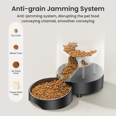 Smart Pet, Cat & Dog Feeder - 2L, WiFi with App, Dual Power & Timer