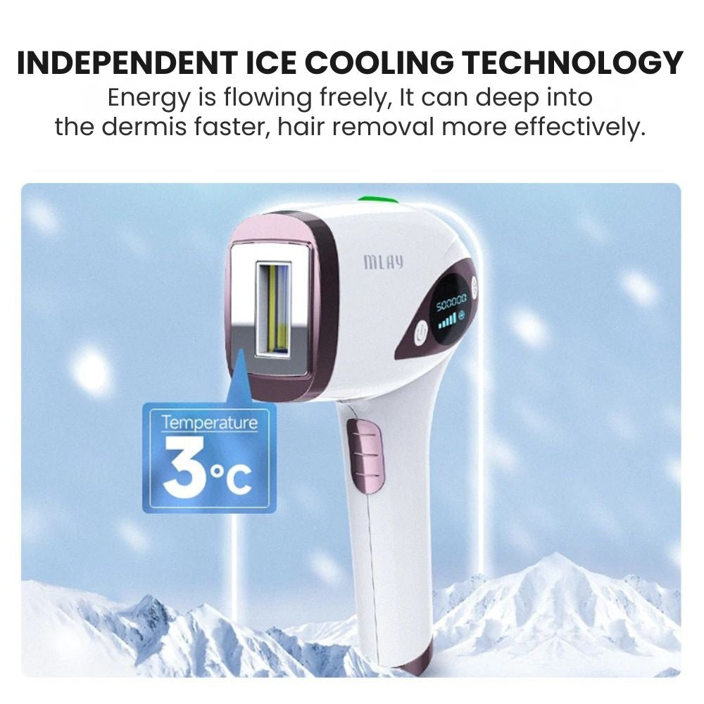 Smooth Skin IPL Hair Removal Device - cooling technology