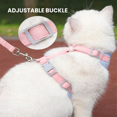 Soft Breathable Pet Harness & Leash — Small Dogs & Cats