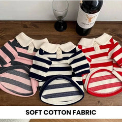 Cozy Knit Dog Sweater with Bow — Small Pet Hoodie