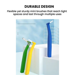 Soft Interdental Brushes 20pcs for Teeth & Braces Cleaning