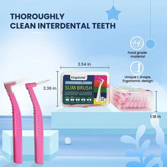 Soft Interdental Brushes 20pcs for Teeth & Braces Cleaning