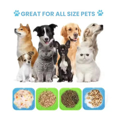 Soft Silicone Dog Lick Mat – Slow Feeder & Anxiety Relief