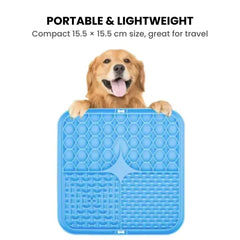 Soft Silicone Dog Lick Mat – Slow Feeder & Anxiety Relief