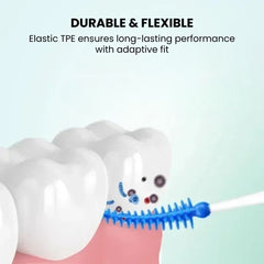 Soft Silicone Interdental Brushes for Braces Care 120pcs