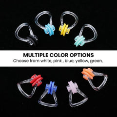 Soft Silicone Swim Nose Clip — Comfortable, Leak-Free - colors