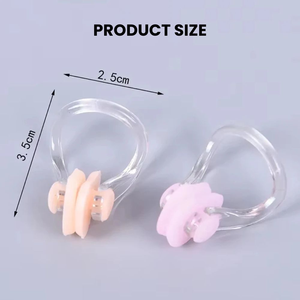Soft Silicone Swim Nose Clip — Comfortable, Leak-Free - size